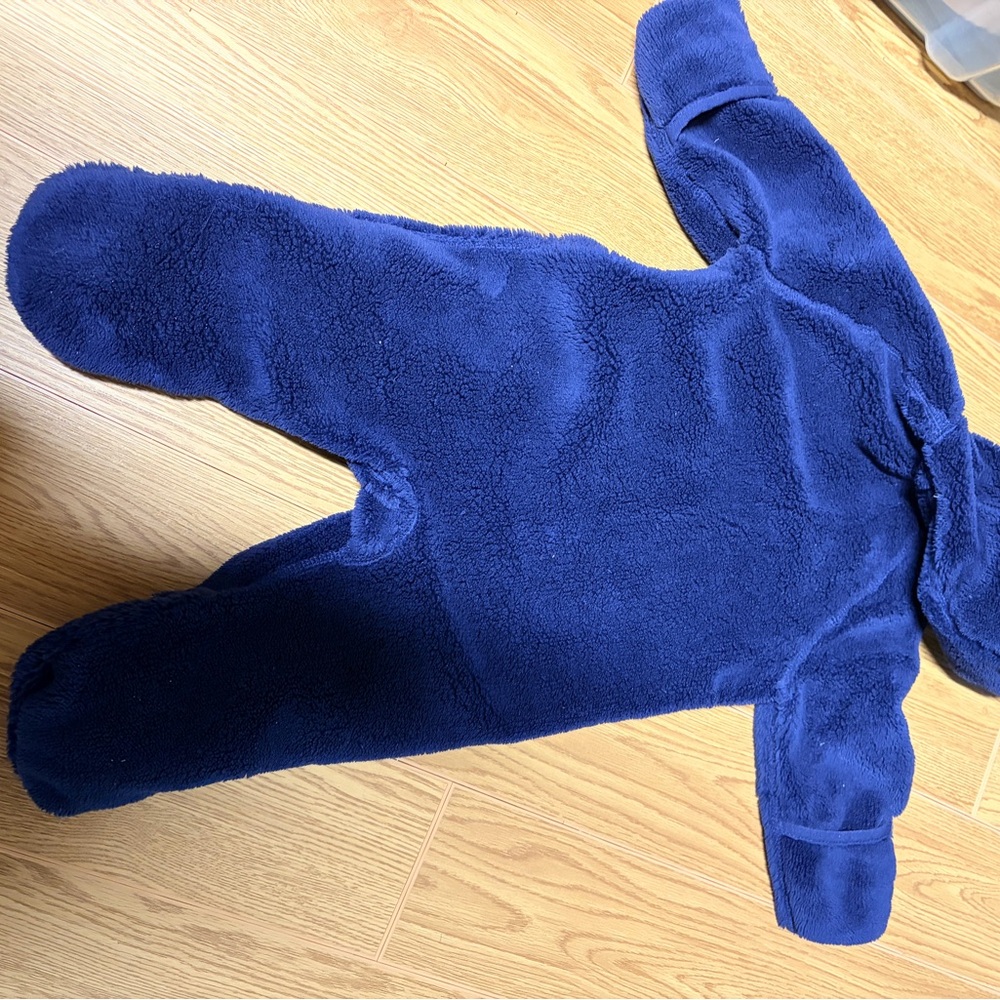 L.L. Bean Navy Kids One Piece Bunting 0-3 Mths - Picture 5 of 5